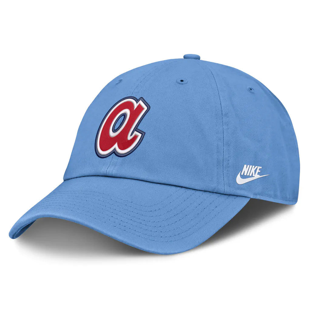 Atlanta Braves Nike Cooperstown Club Adjustable Hat - Light Blue Techwosell