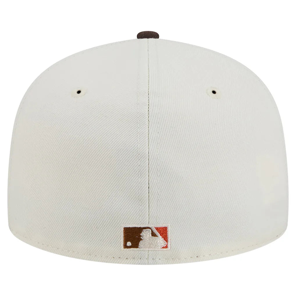 Boston Red Sox New Era Pumpkin Spice 59FIFTY Fitted Hat - Natural/Brown