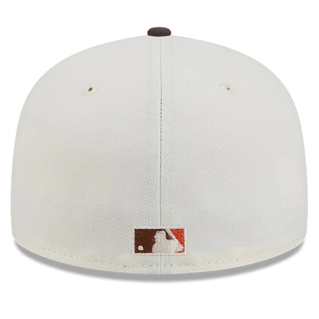 Los Angeles Dodgers New Era Pumpkin Spice 59FIFTY Fitted Hat - Natural/Brown