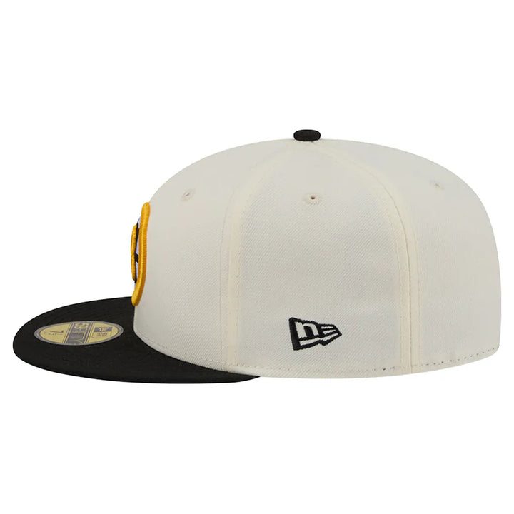 Boston Bruins New Era 250th Anniversary of the United States Two-Tone 59FIFTY Fitted Hat - Cream