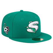 Dallas Stars New Era Deceptor 59FIFTY Fitted Hat - Green Techwosell