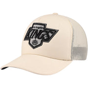 Los Angeles Kings Mitchell & Ness Foam Front Trucker Adjustable Hat - Cream Techwosell