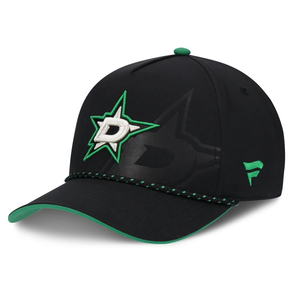 Dallas Stars Fanatics On Stage Podium A-Frame Adjustable Hat - Black