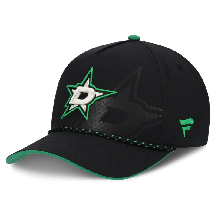 Dallas Stars Fanatics On Stage Podium A-Frame Adjustable Hat - Black