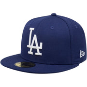 Los Angeles Dodgers New Era Cooperstown Collection Wool 59FIFTY Fitted Hat - Navy Techwosell