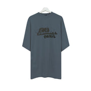 Balenciaga Grey T-Shirt Without Collar Techwosell
