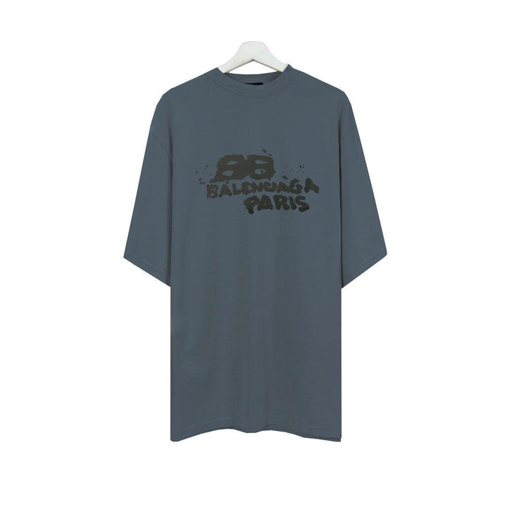 Balenciaga Grey T-Shirt Without Collar