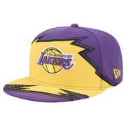 Los Angeles Lakers New Era Break 59FIFTY Fitted Hat - Purple/Gold Techwosell