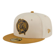 Boston Celtics New Era Two-Tone Color Pack 59FIFTY Fitted Hat - Cream/Tan Techwosell