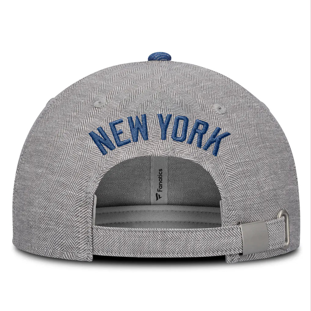 New York Yankees Fanatics Level Up Conduct Adjustable Hat - Gray/Denim Techwosell