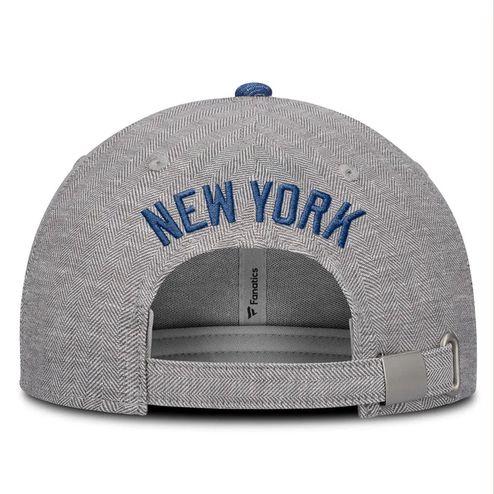New York Yankees Fanatics Level Up Conduct Adjustable Hat - Gray/Denim