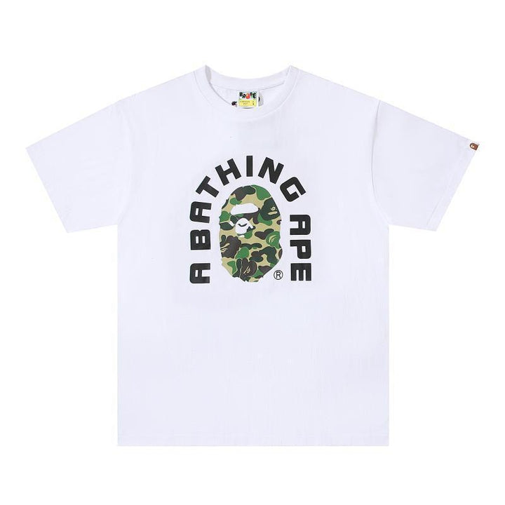 Bathing Ape White T-Shirt without Collar