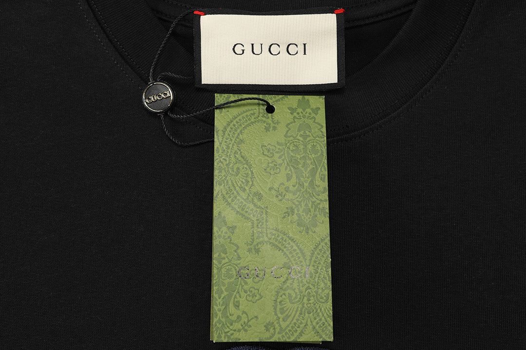 Gucci T-Shirt Without Collar 'Black' Techwosell