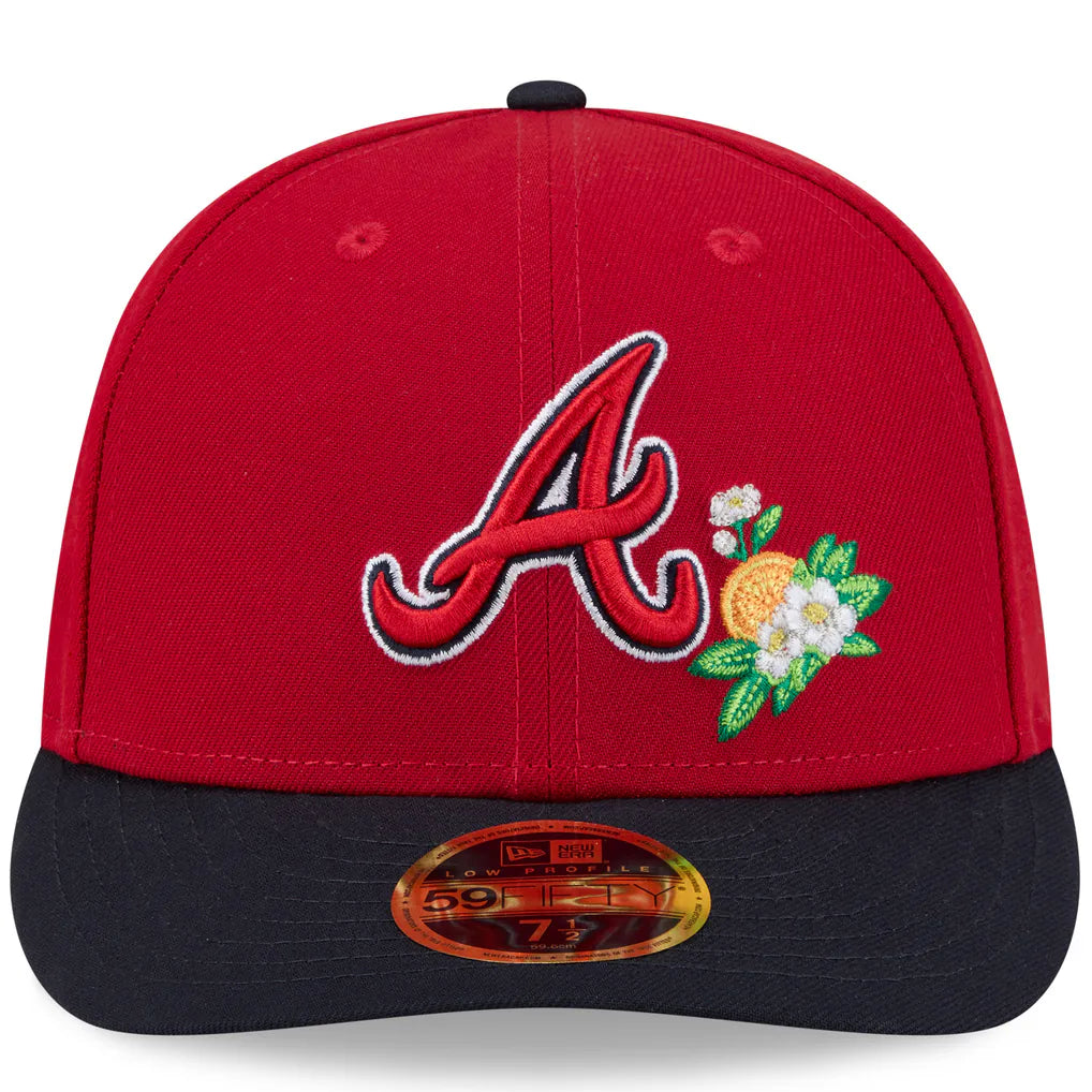 Atlanta Braves New Era 2026 Spring Training Low Profile 59FIFTY Fitted Hat - Red/Navy Techwosell