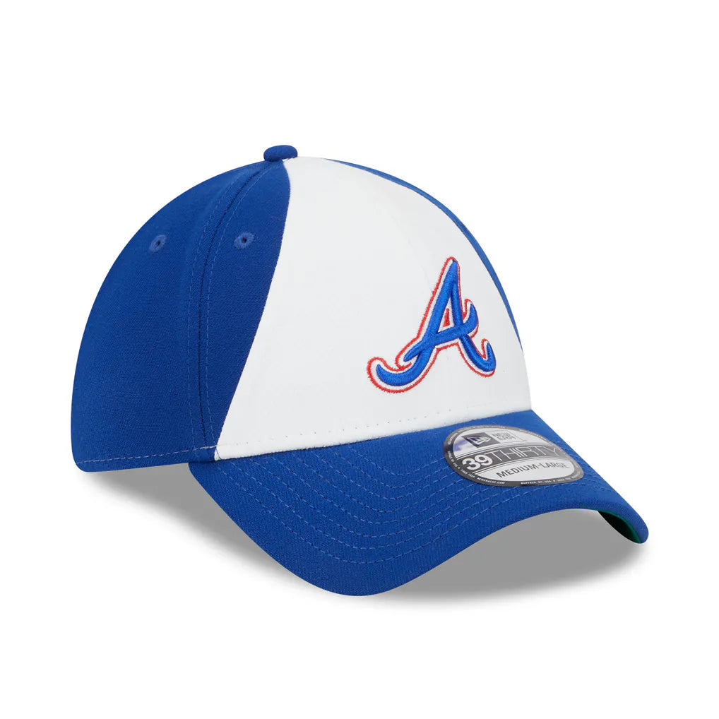 Atlanta Braves New Era 2023 City Connect 39THIRTY Flex Hat - White Techwosell