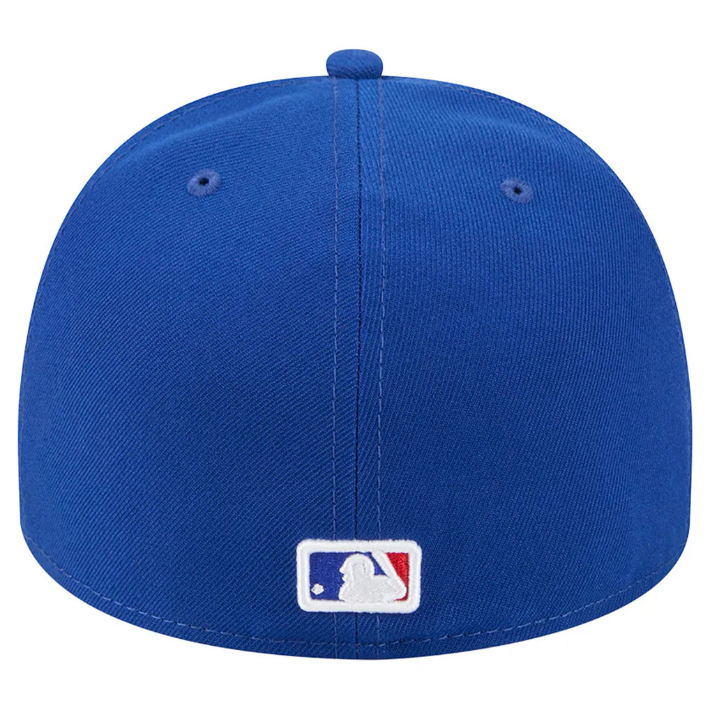 Chicago Cubs New Era Cartoon A-Frame 59FIFTY Fitted Hat - Blue Techwosell