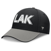 Los Angeles Kings Fanatics Authentic Pro Rink Team Code Flex Hat - Black/Gray Techwosell