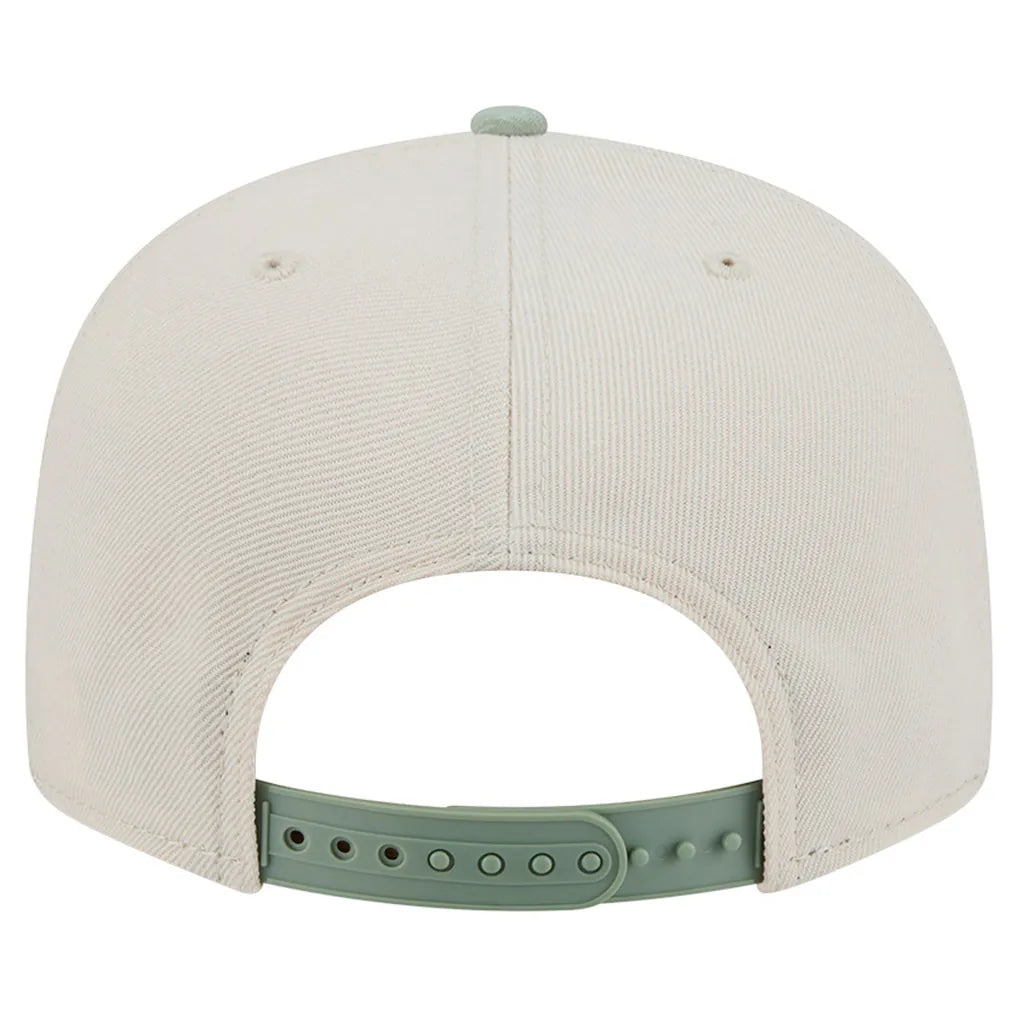 Chicago Bulls New Era Color Pack 9FIFTY Snapback Hat - Cream/Light Green Techwosell