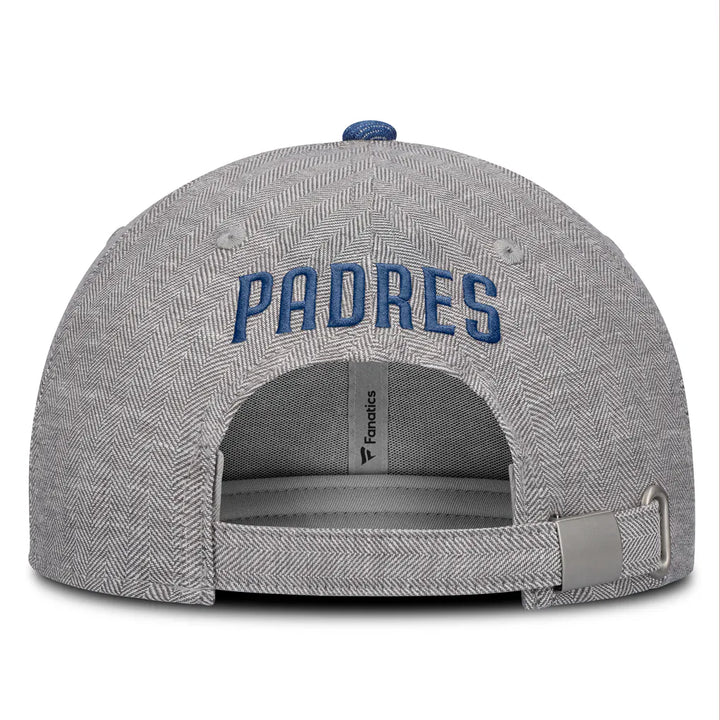 San Diego Padres Fanatics Level Up Conduct Adjustable Hat - Gray/Denim
