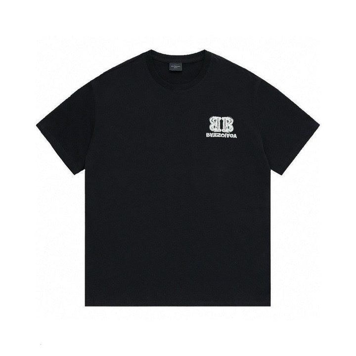 Balenciaga Black T-Shirt Without Collar