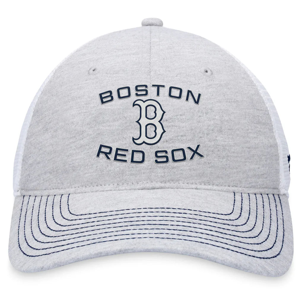 Boston Red Sox Fanatics Trucker Adjustable Hat - Gray Techwosell