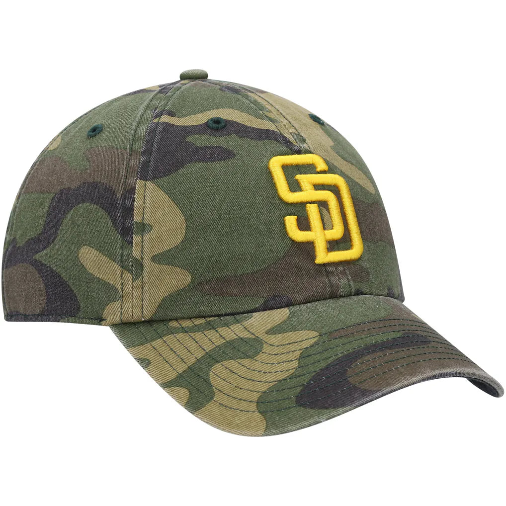 San Diego Padres '47 Team Clean Up Adjustable Hat - Camo Techwosell