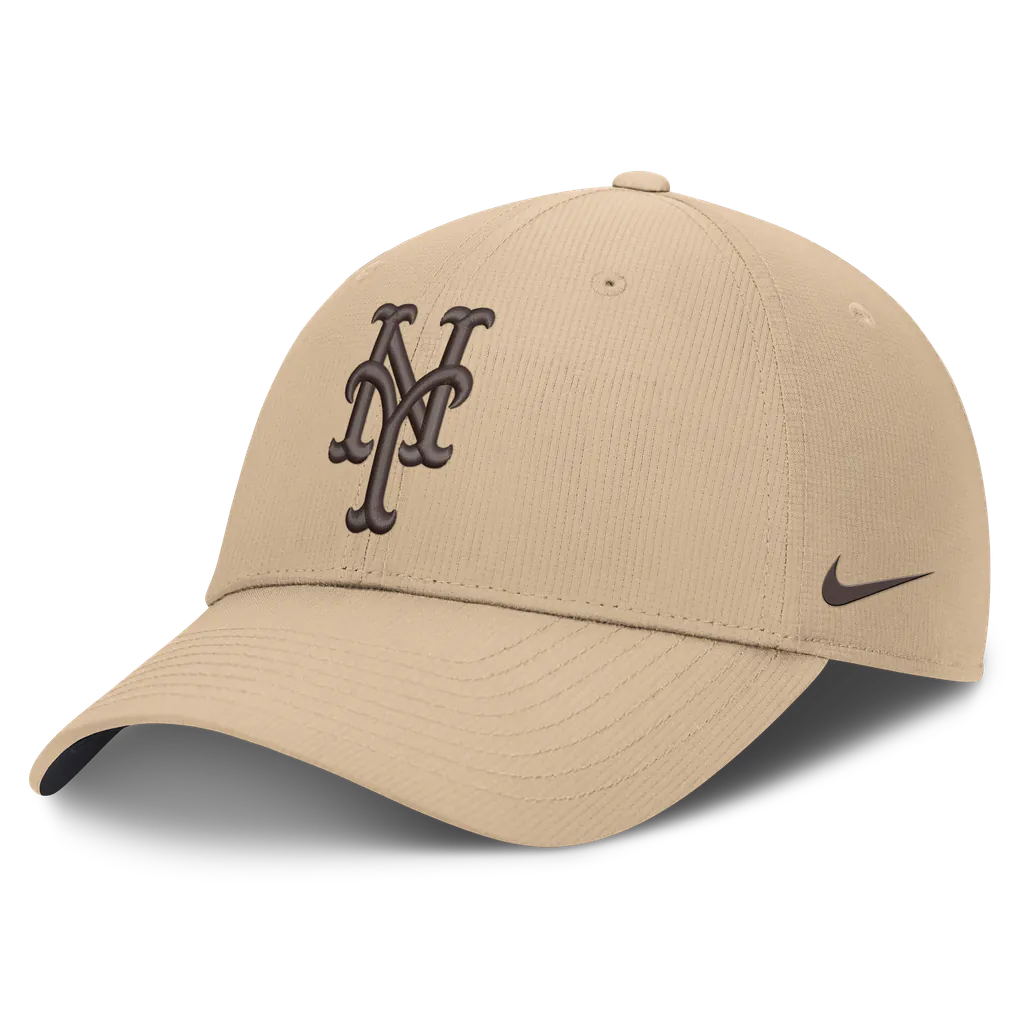 New York Mets Nike Desert Ripstop Club Adjustable Hat - Khaki