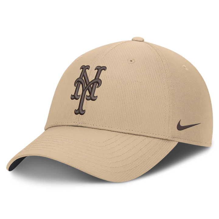 New York Mets Nike Desert Ripstop Club Adjustable Hat - Khaki