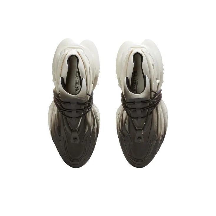 BALMAIN Unicorn Low 'White Black Gradient'