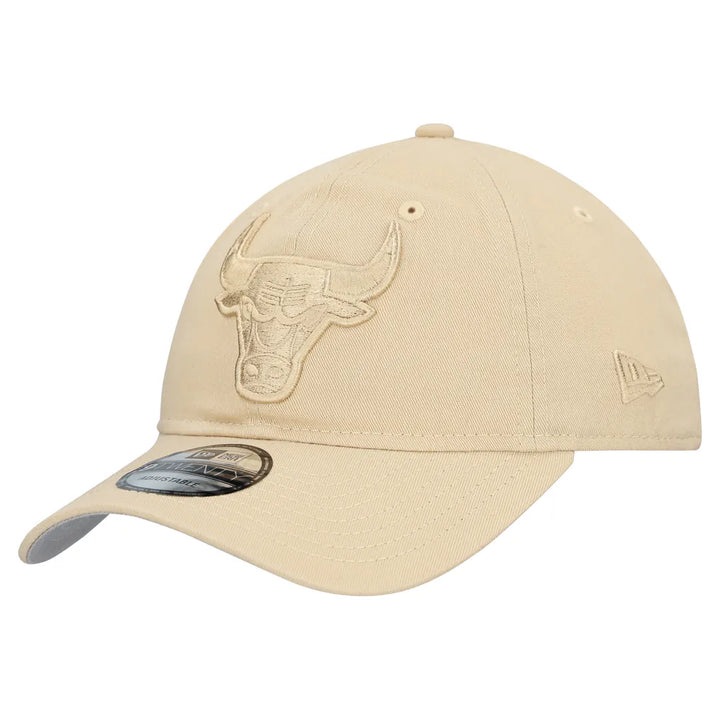 Chicago Bulls New Era Color Pack Tonal 9TWENTY Adjustable Hat - Khaki