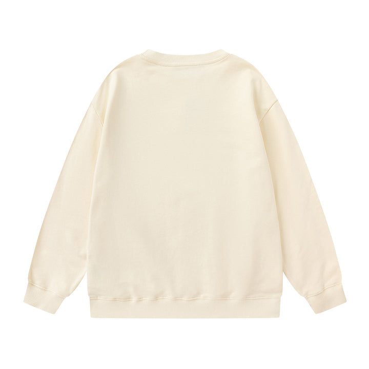 GUCCI Beige Cotton Jersey Sweatshirt New & Authentic