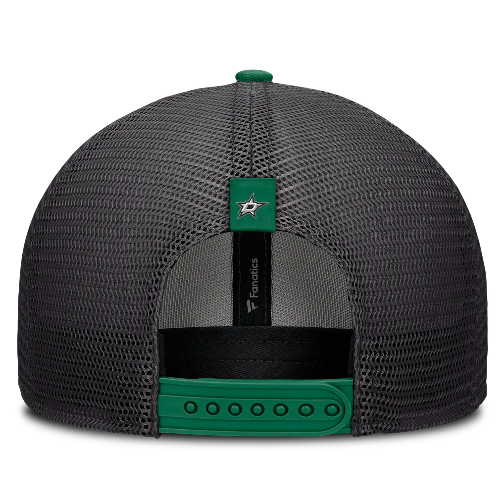 Dallas Stars Fanatics Fundamental Limits Trucker Adjustable Hat - Black Techwosell
