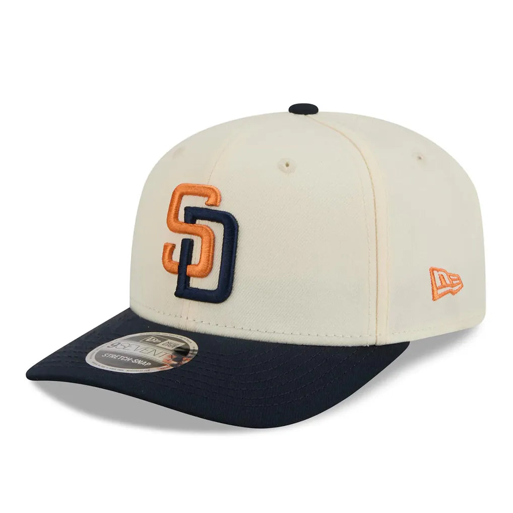San Diego Padres New Era 2026 City Connect 9SEVENTY Adjustable Hat - Cream/Obsidian Techwosell