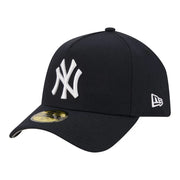 New York Yankees New Era A-Frame 59FORTY Fitted Hat - Navy Techwosell