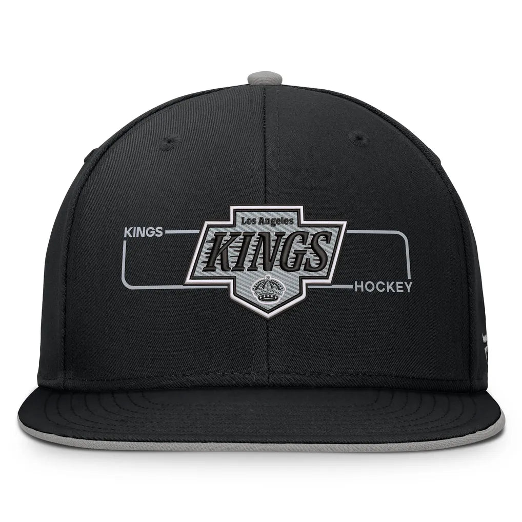 Los Angeles Kings Fanatics Authentic Pro Rink Snapback Hat - Black Techwosell