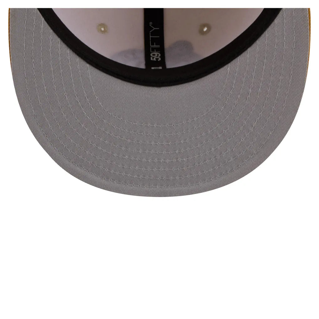 Boston Celtics New Era Two-Tone Color Pack 59FIFTY Fitted Hat - Cream/Tan