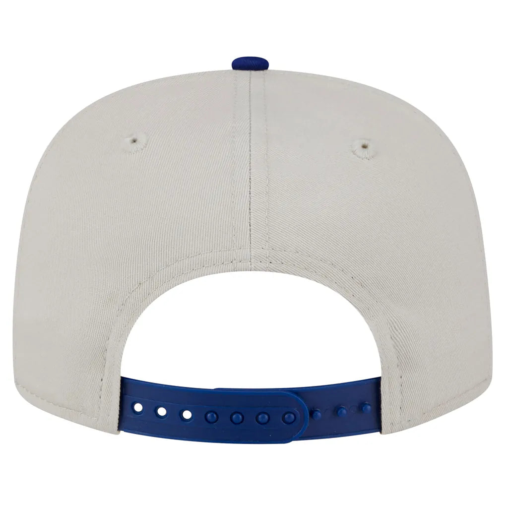 Los Angeles Dodgers New Era Iron Golfer Snapback Hat - Cream