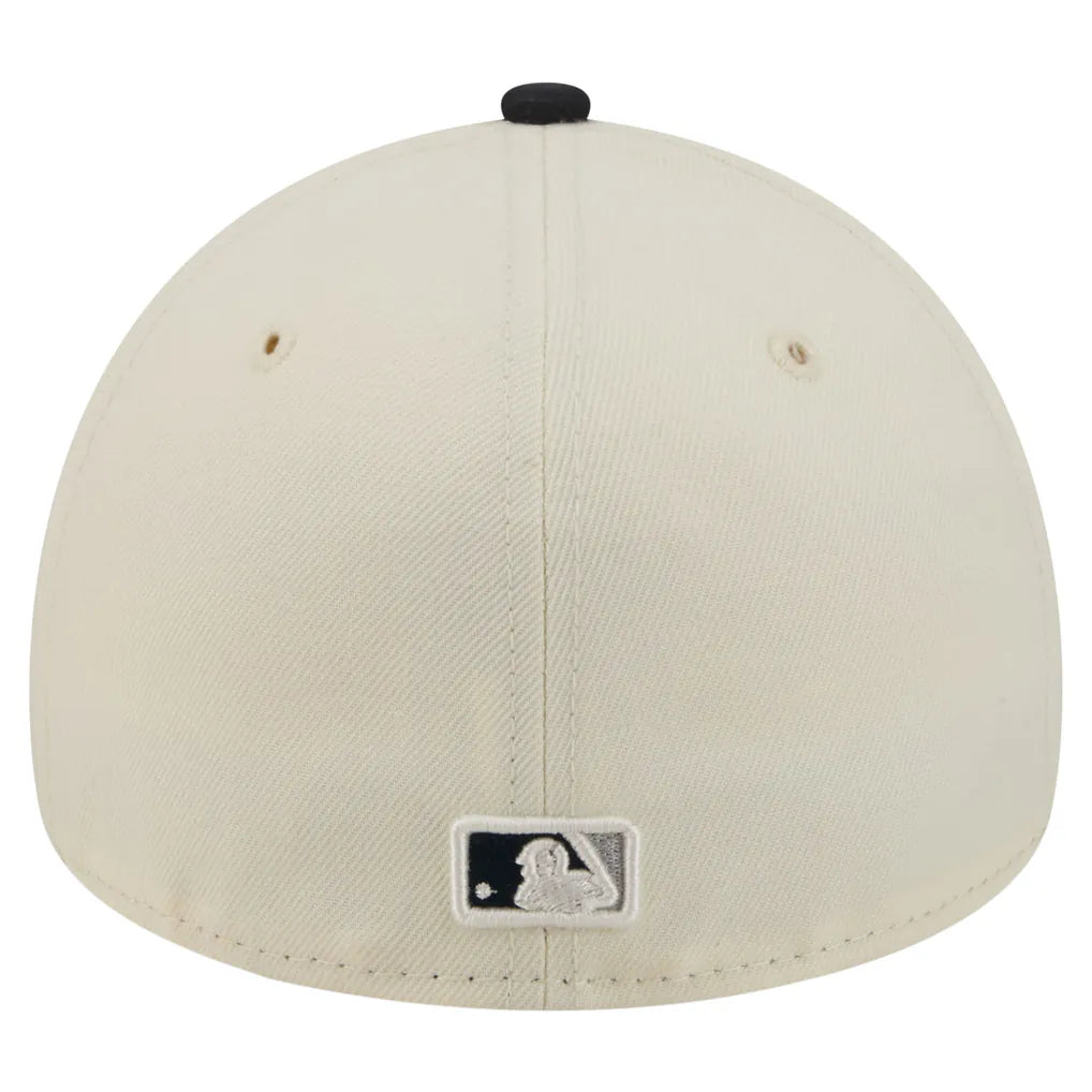 New York Yankees New Era Chrome A-Frame 59FORTY Fitted Hat - Cream