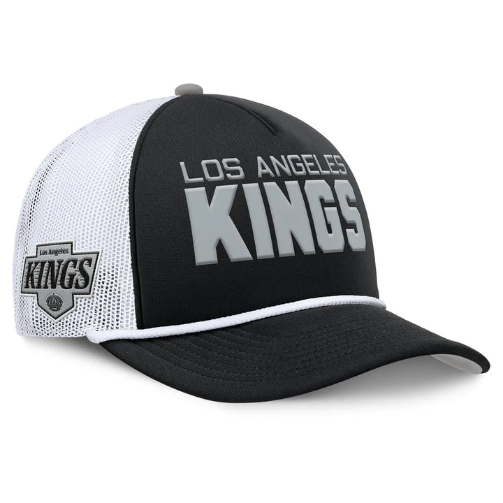 Los Angeles Kings Fanatics Authentic Pro Rink A-Frame Adjustable Hat - Black/White