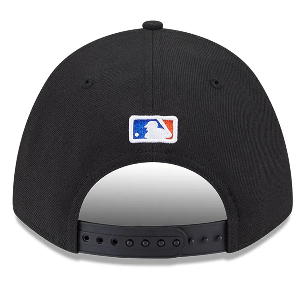 New York Mets New Era Player Replica 9FORTY Adjustable Hat - Black