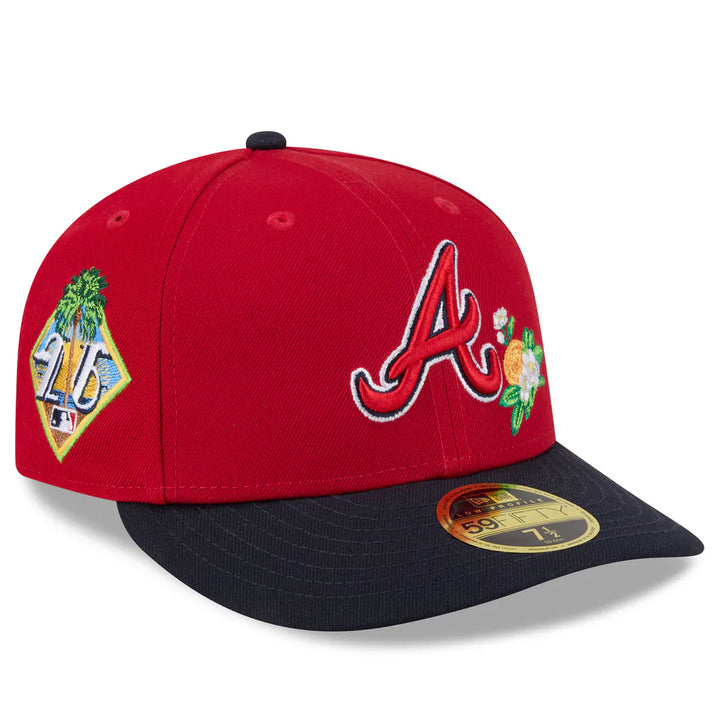 Atlanta Braves New Era 2026 Spring Training Low Profile 59FIFTY Fitted Hat - Red/Navy