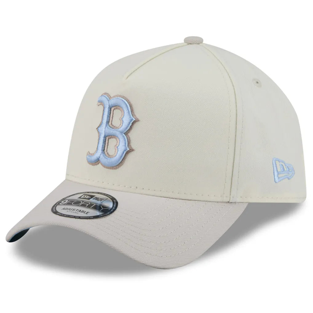 Boston Red Sox New Era Crisp Equinox World Series 9FORTY A-Frame Adjustable Hat - Natural