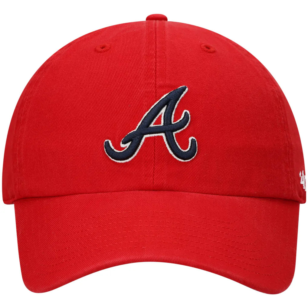 Atlanta Braves '47 Clean Up Adjustable Hat - Red