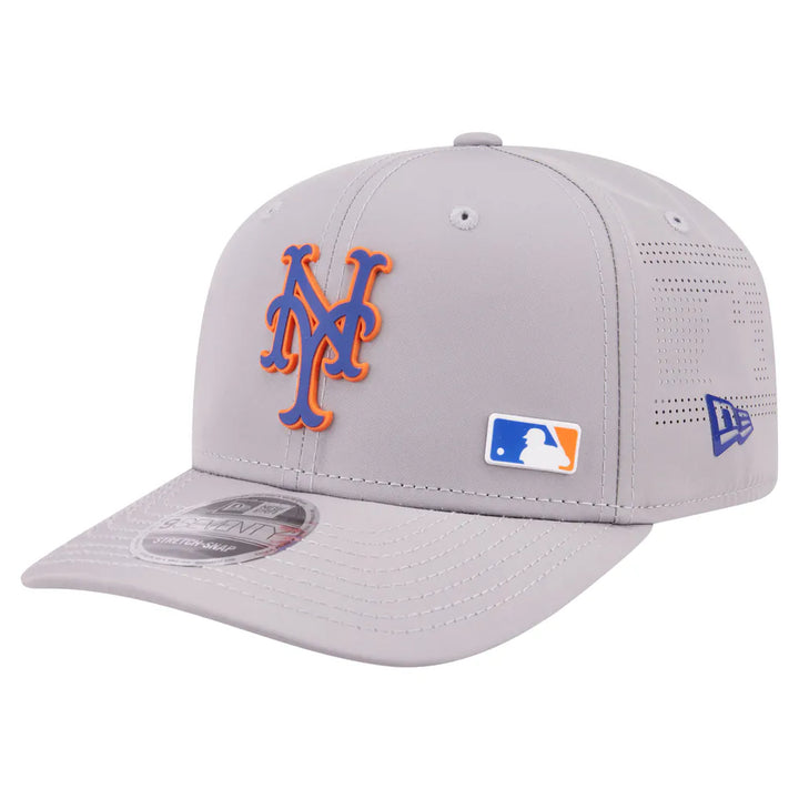 New York Mets New Era Laser Perforated 9SEVENTY Adjustable Hat - Gray