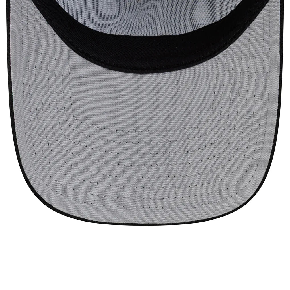 Los Angeles Dodgers New Era Side Script 9FORTY A-Frame Trucker Adjustable Hat - Black