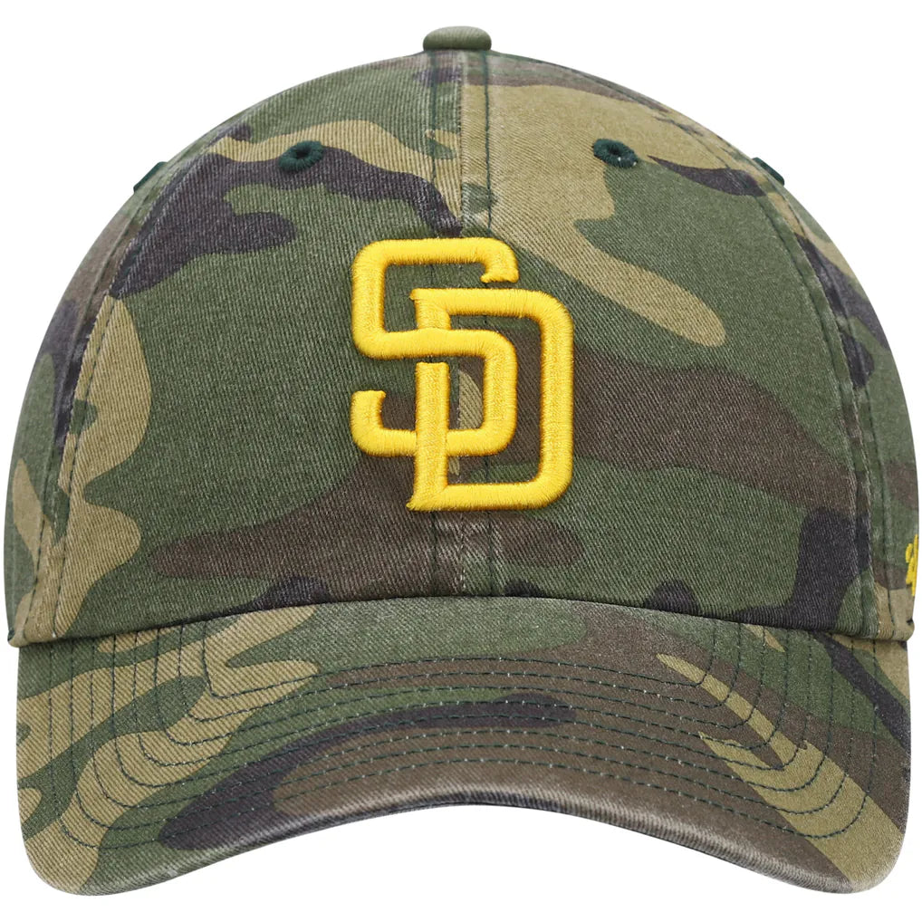San Diego Padres '47 Team Clean Up Adjustable Hat - Camo Techwosell