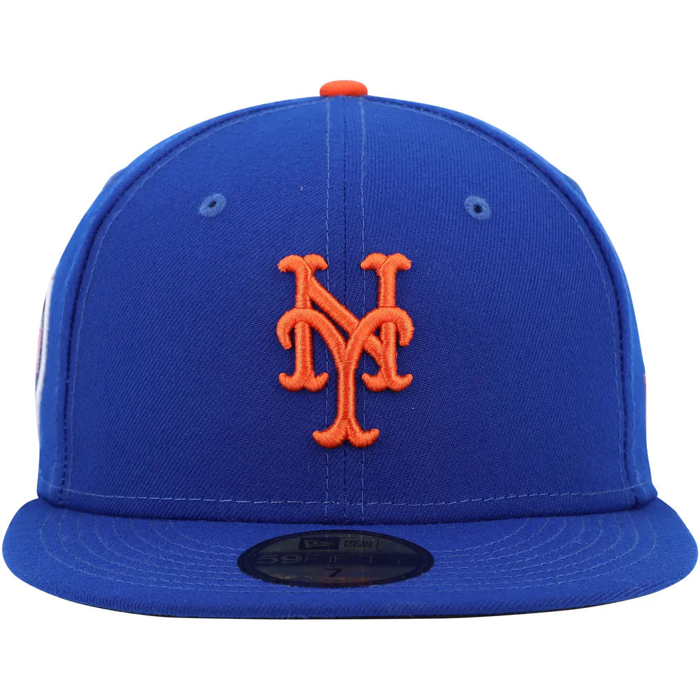 New York Mets New Era 9/11 Memorial Side Patch 59FIFTY Fitted Hat - Royal Techwosell