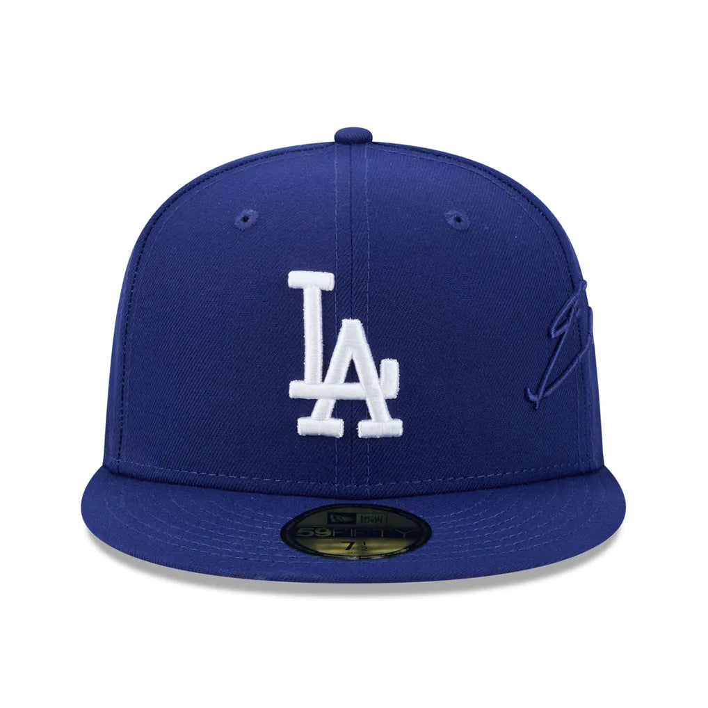 Los Angeles Dodgers New Era Side Script 59FIFTY Fitted Hat - Royal