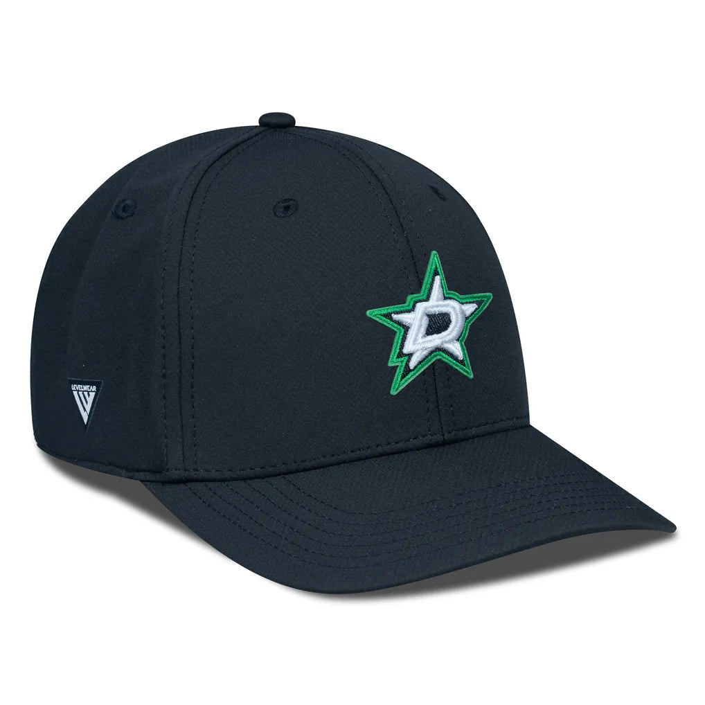 Dallas Stars Levelwear Rise Flex Hat - Black Techwosell