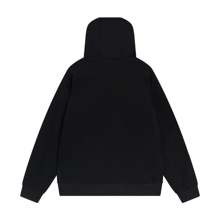 Dior Classic Letter Embroidered Hoodie Black